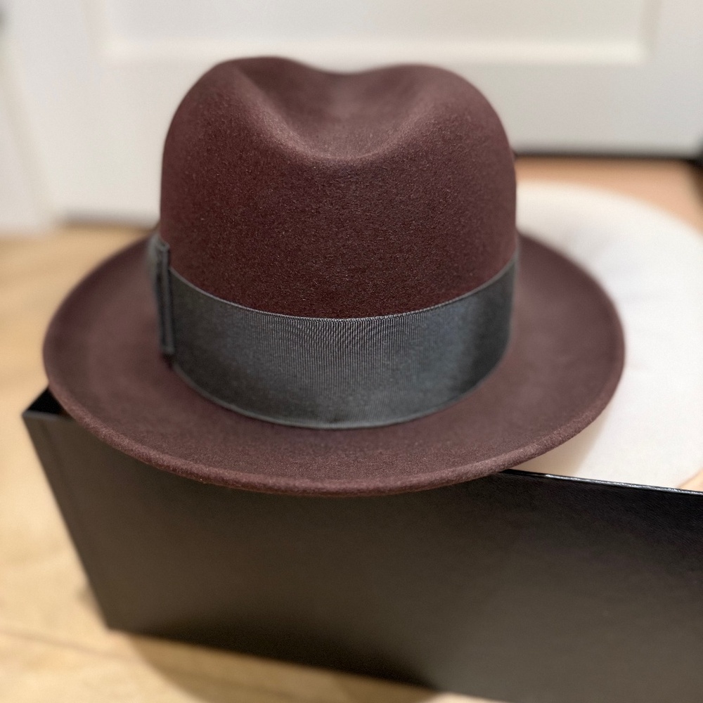 Men’s Vintage 1950s Mallory Fedora – Professionally Restored - 58 mm